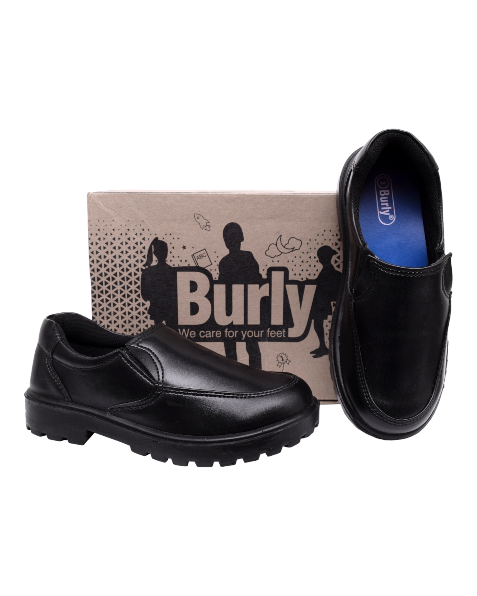 BF-15 BURLY BOYS SCHOOL SCHOES MOCCASSINS