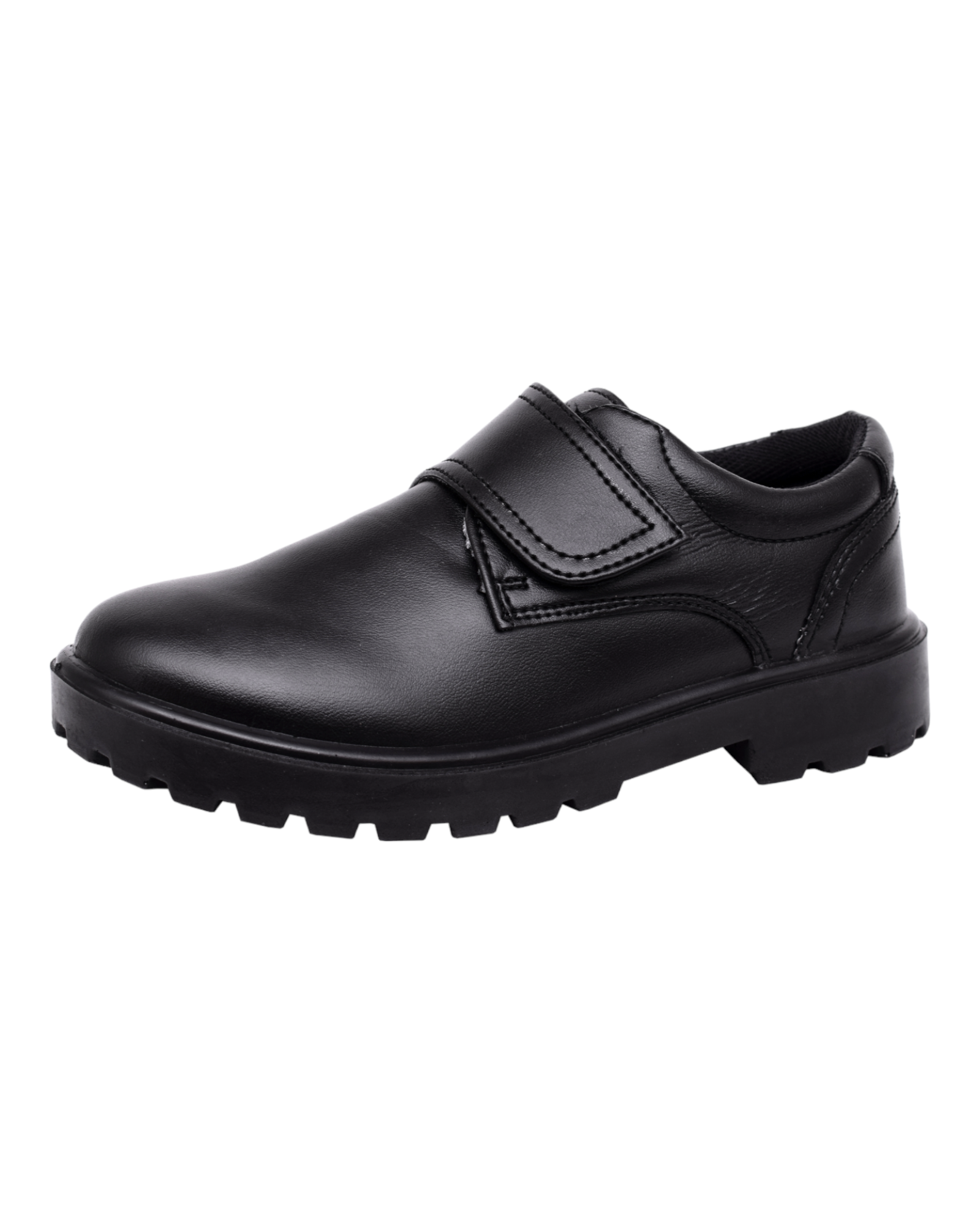 BF-13 BURLY BOYS SCHOOL SHOES WITH VELCRO